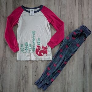 Tea Collection Fox Pajama Set, 6Y (X1)
